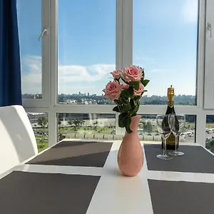 Fashionable Panoramic Dnieper. Obolon Апартаменты